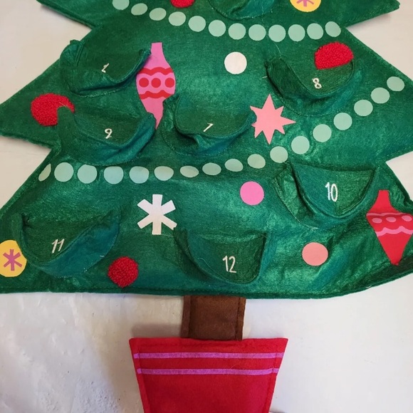 2022 Wondershop 12ct Mini Fabric Bird Advent Calendar Felt Christmas Holiday - Picture 3 of 7